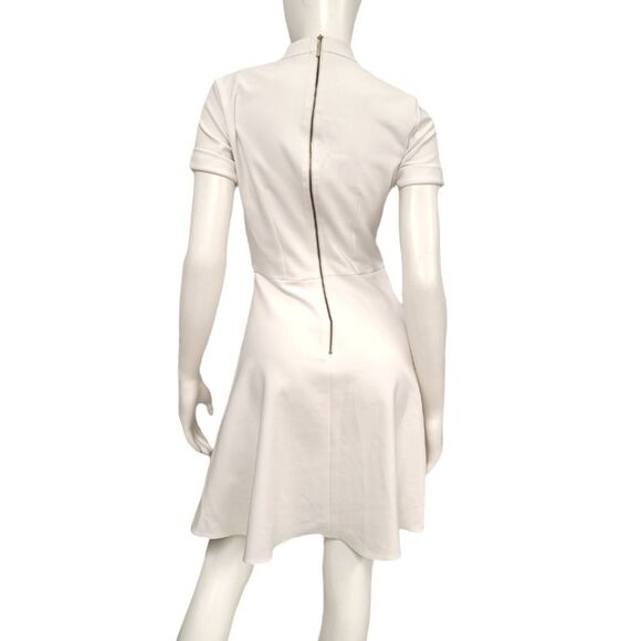 Modcloth Closet London White Lace Up Dress Womens size 6 - Picture 6 of 7